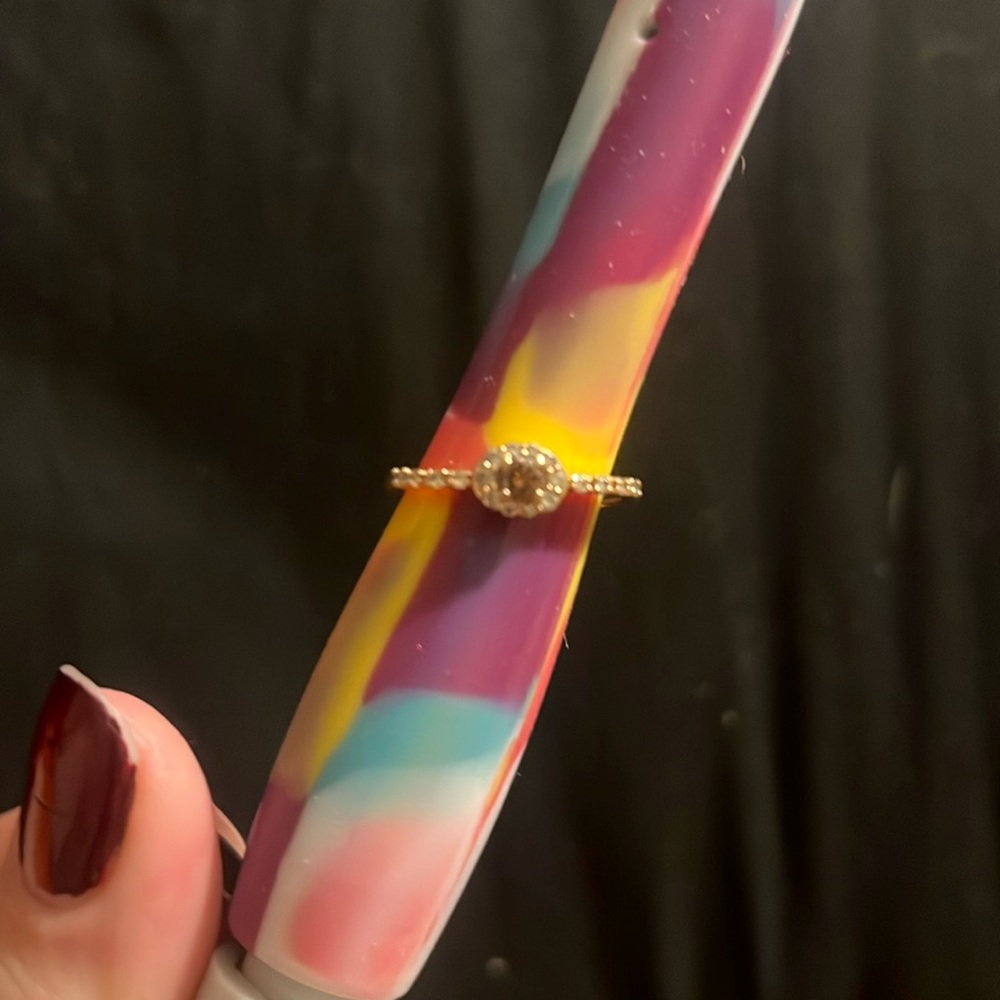 chocolate diamond ring size 9.5